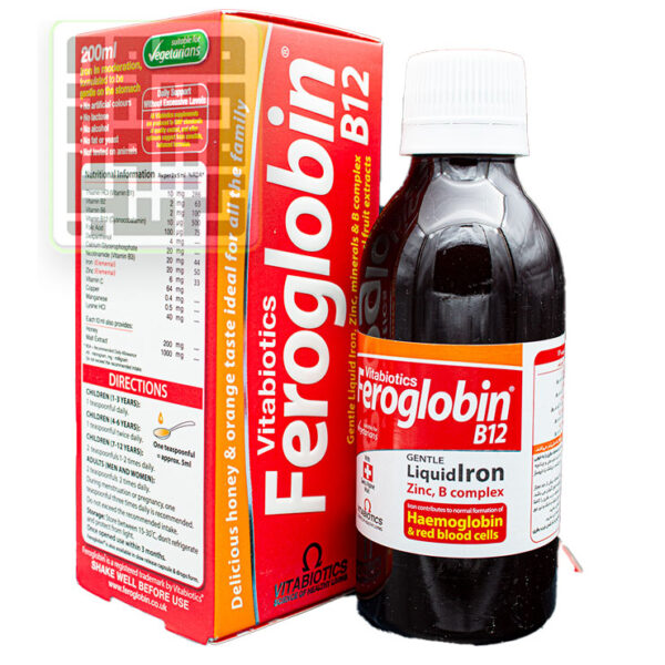 شربت فروگلوبین ب 12 ویتابیوتیکس داروخانه آنلاین داروچی
