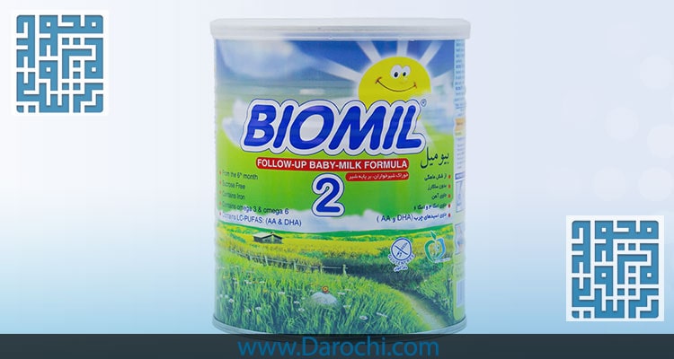 خرید شیر خشک بیومیل 2 BIOMIL برای 6 ماه تا 12 ماه 400 گرمی-داروخانه داروچی (1)
