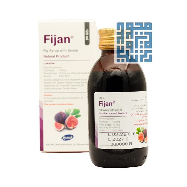 خرید آنلاین شربت ملین گیاهی فیژان رازک 120 میلی‌لیتری