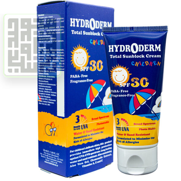 کرم-ضد-آفتاب-کودک-هیدرودرم-داروخانه-آنلاین-داروچی
