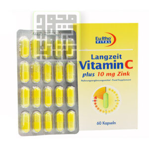 کپسول ویتامین C و زینک یورو ویتال داروخانه-آنلاین-داروچی