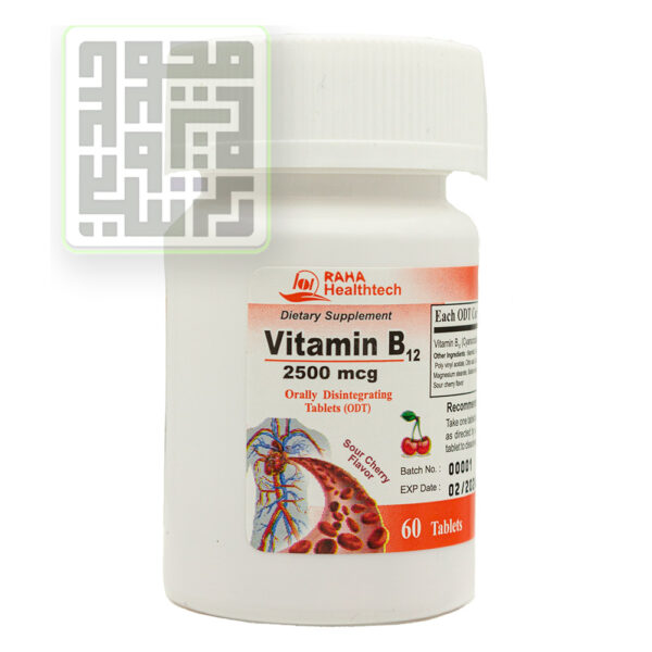 قرص ویتامین B12 (2500 میکروگرم) رها فارما 60 عددی-داروحانه داروچی (8)