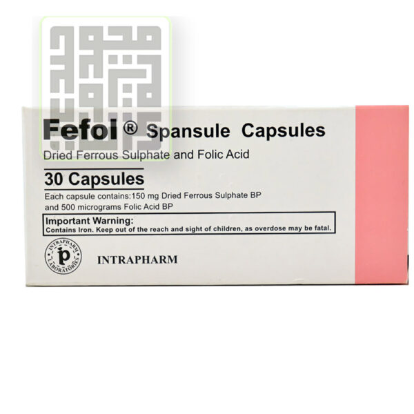 مشخصات کپسول فیفول (ففول) اینترافارم ۳۰ عددی-داروخانه داروچی (3)