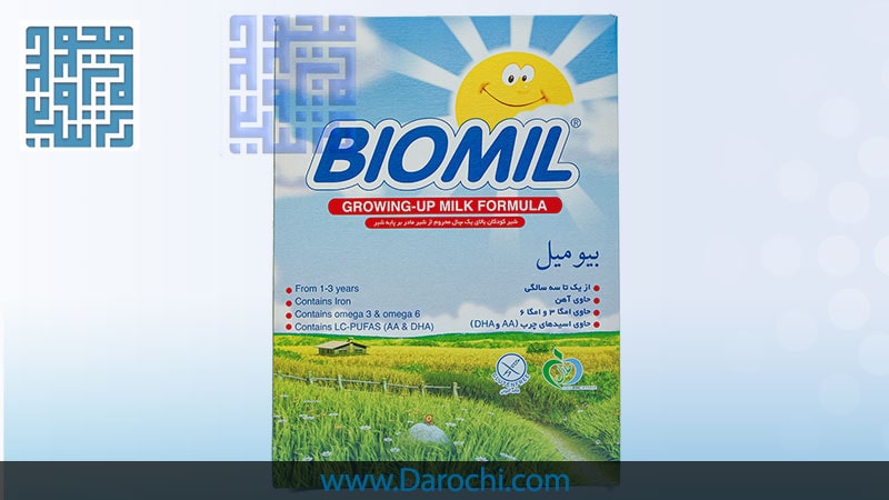 شیر خشک بیومیل پاکتی 3 مناسب 12 ماه به بعد 300 گرمی-darochi.com (1)