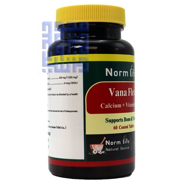 قرص وانا فلکس کلسیم و ویتامین D3 نورم لایف ۶۰ عددی-داروخانه داروچی (5)