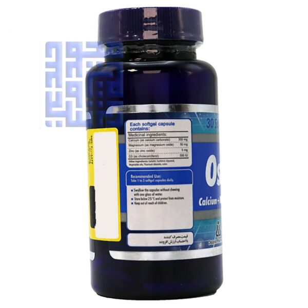 ترکیبات کپسول سافت ژل استئوژل دانا 30 عددی-داروخانه داروچی (4)