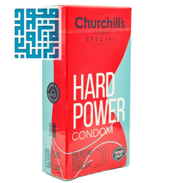 کاندوم چرچیلز HARD POWER حجم دهنده 12 تایی-داروخانه داروچی (8)
