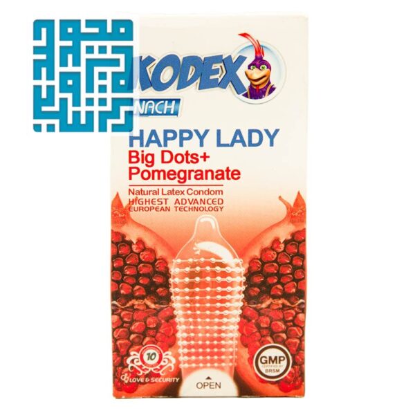 قیمت کاندوم کدکس مدل KODEX Happy Delay خار درشت گرم کننده بسته 10 عددی-داروخانه داروچی (2)