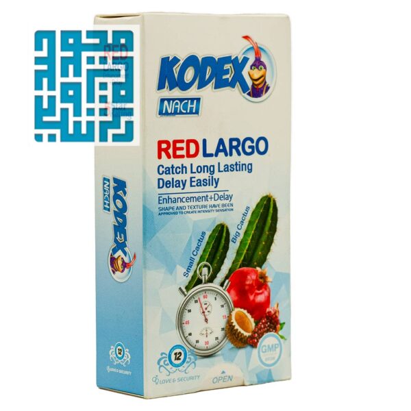کاندوم کدکس مدل KODEX Red largo بزرگ کننده بسته 12 تایی-darochi.com (8)