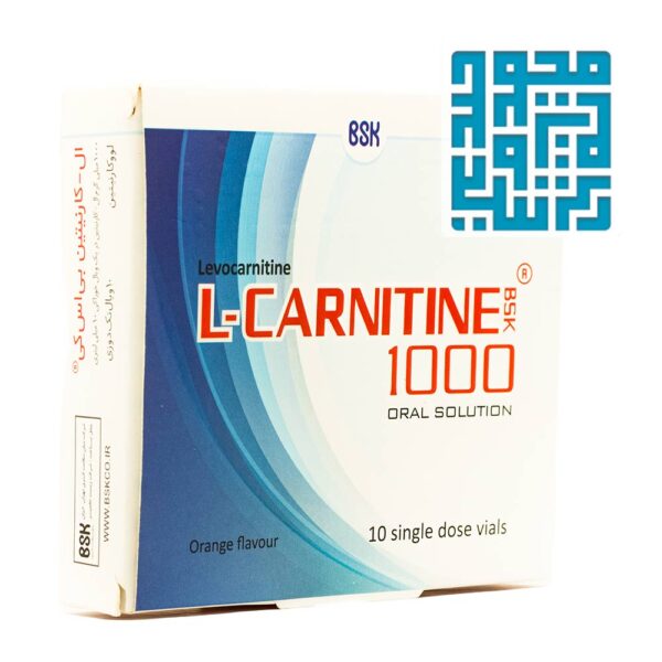 ویال خوراکی ال کارنیتین 1000 بی اس کی 10 عددی-داروخانه داروچی (9)