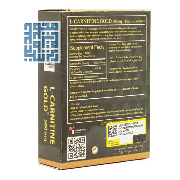 ال کارنیتین گلد 500 میلی گرم-داروچی (1)