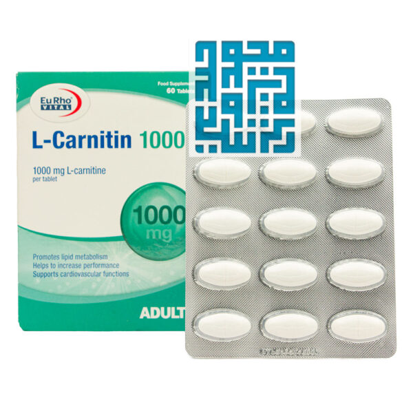 قیمت قرص ال کارنیتین 1000 میلی گرم یوروویتال 60 عددی-داروچی (8)