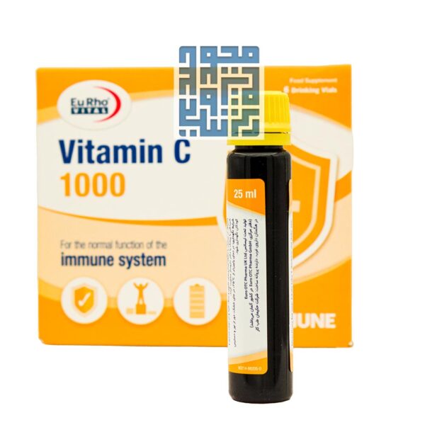 خرید آنلاین ویال ویتامین C 1000 میلی گرم یوروویتال 6 عددی-داروچی (3)