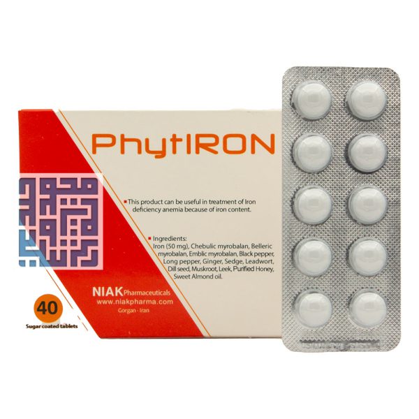 خرید قرص فیت آیرون خبث الحدید نیاک 40 عددی