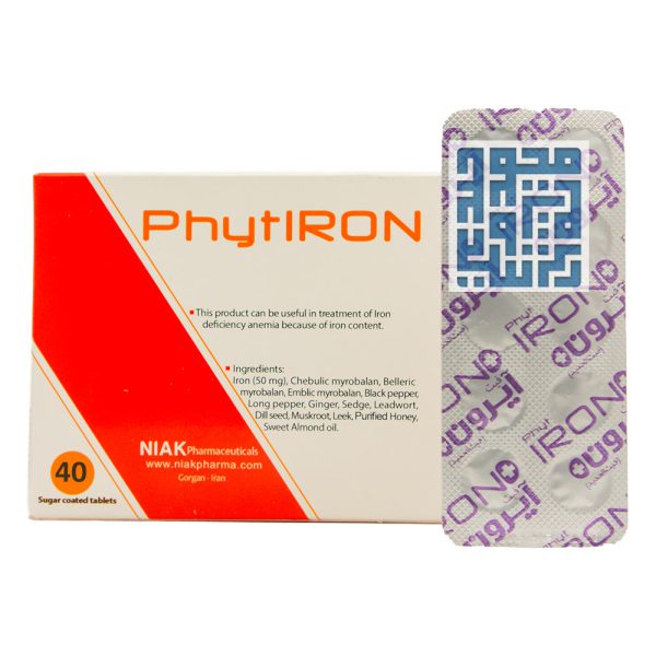 مکمل کمخونی فیت آیرون خبث الحدید نیاک 40 عددی