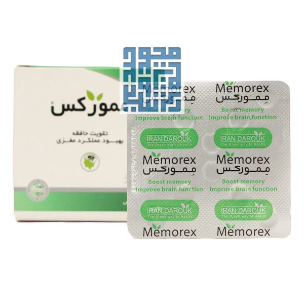 سفارش قرص تقویت حافظه ممورکس ایران داروک ۳۰ عددی