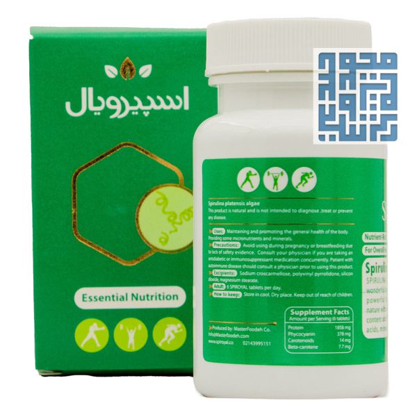 نحوه مصرف قرص جلبک اسپیرویال ماستر فوده