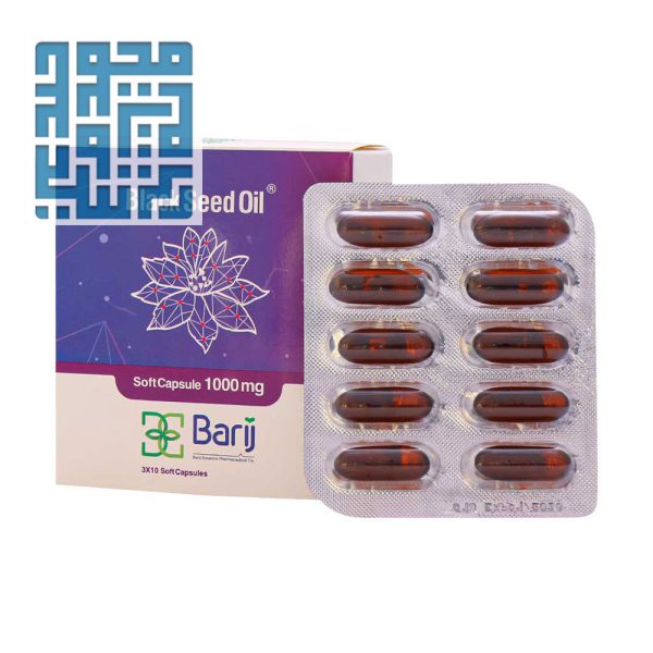 خرید کپسول نرم روغن سیاه دانه 1000 باریج اسانس
