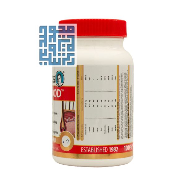 ترکیبات قرص هیر فود کاروسوس نچرال هلث 30 عددی