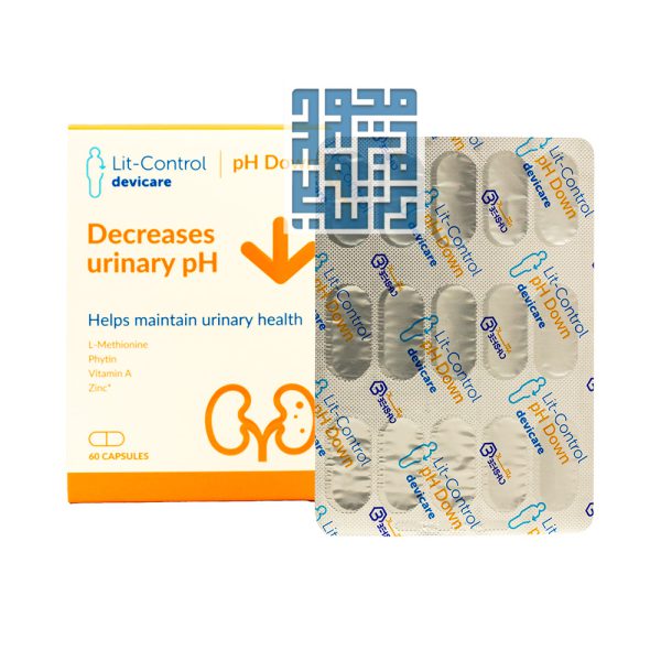 خرید اینترنتی کپسول لیت کنترل پی اچ داون بهشاد دارو 60 عددی