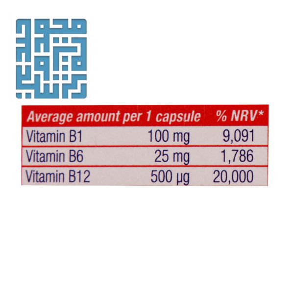 ترکیبات کپسول نوروویت یوروویتال 60 عددی
