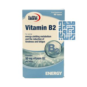 قرص ویتامین B2 یوروویتال 60 عددی