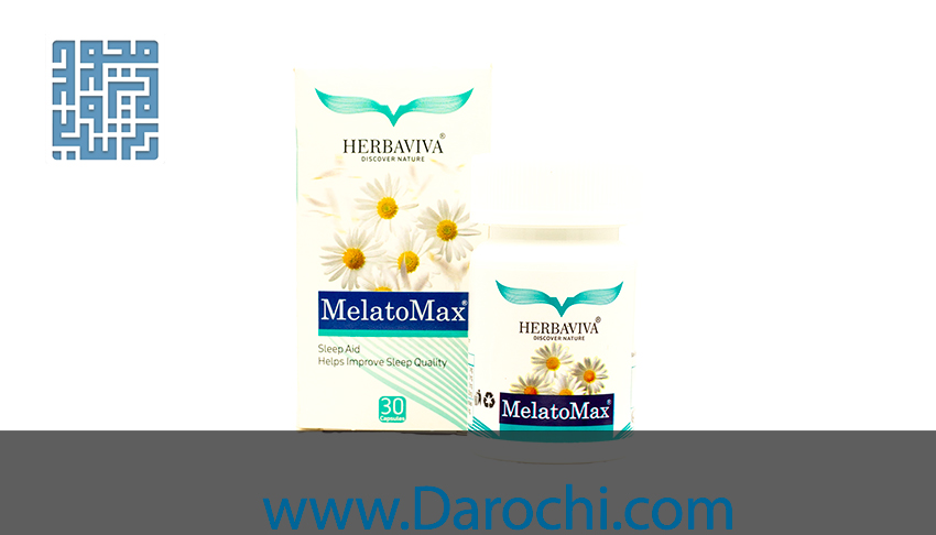 خرید اینترنتی کپسول ملاتونین ملاتومکس هرباویوا 30 عددی
