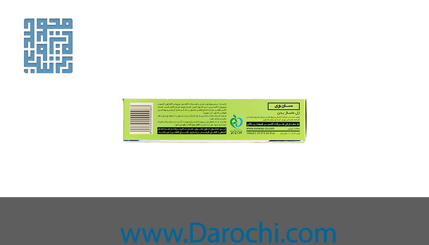 توضیحات ژل خنک کننده موضعی ضد درد بدن سان وی