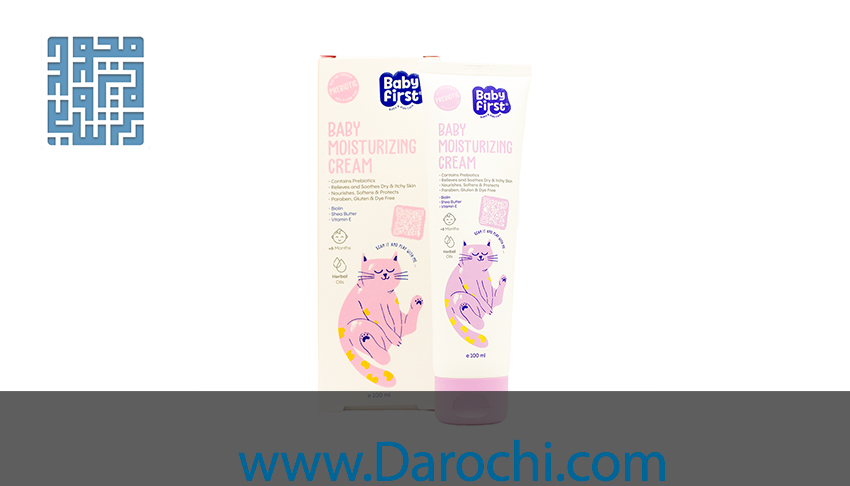 سفارش کرم مرطوب کننده کودک بیبی فرست 100 میلی لیتری