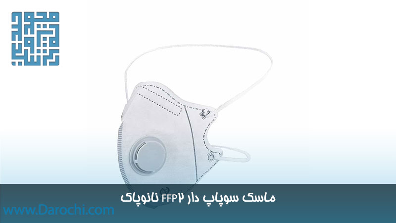 سفارش آنلاین ماسک سوپاپ دار FFP2 نانوپاک