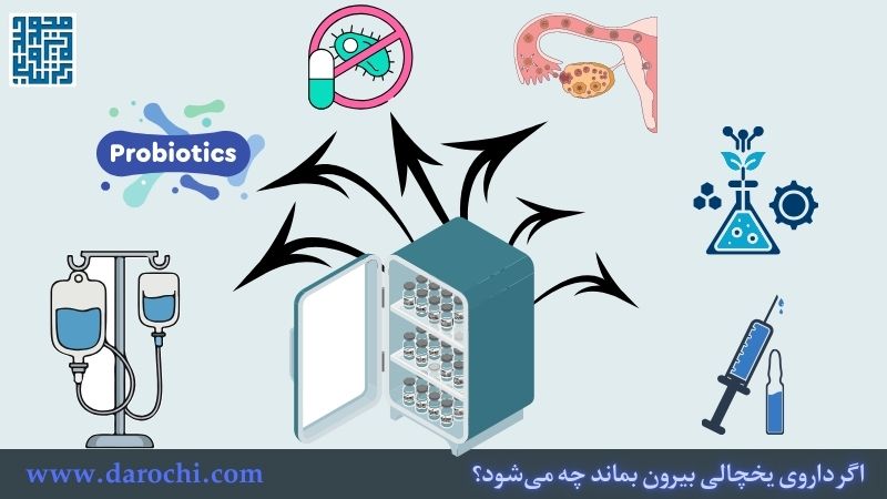 اگر داروی یخچالی بیرون بماند چه می‌شود؟