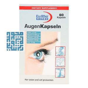 کپسول چشم اوژن یوروویتال ۶۰ عددی