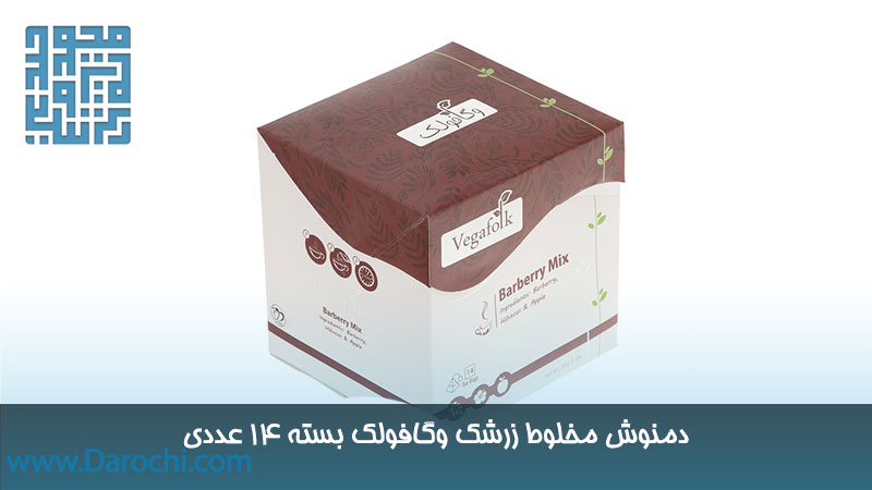 خرید دمنوش مخلوط زرشک وگافولک بسته 14 عددی