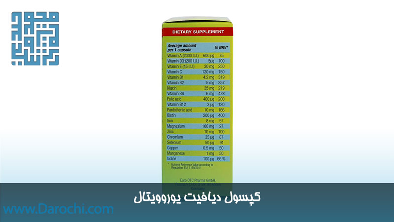ترکیبات دیافیت یوروویتال