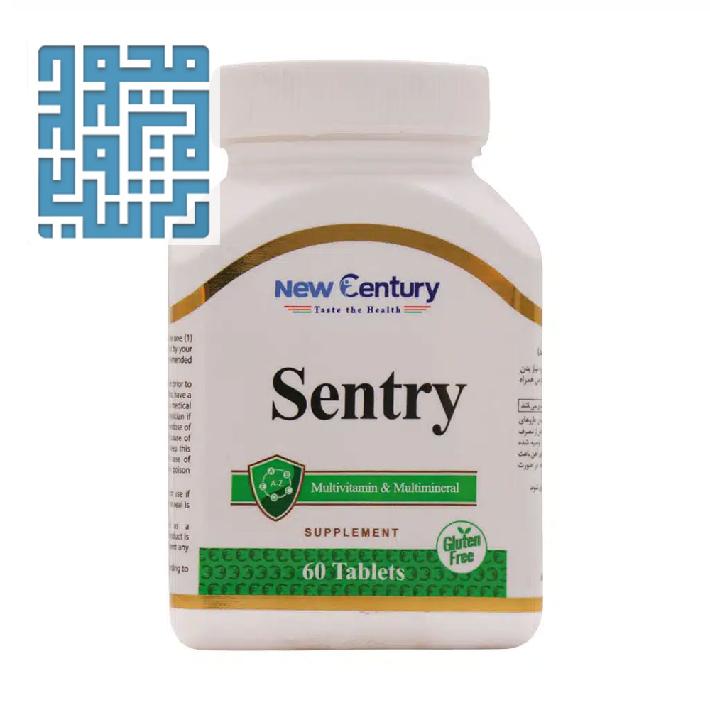 5new-century-sentry-tabs:www.darochi.com خرید مولتی ویتامین و مینرال سنتری نیوسنتری 60 عدد