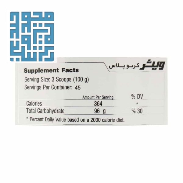 ترکیبات پودر کربو پلاس ویثر 4540 گرم