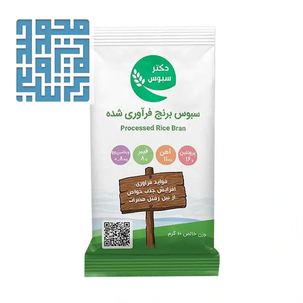 4doctor-saboos-processed-rice-barn-sachets:www.darochi.com خرید ساشه سبوس برنج فرآوری شده دکتر سبوس
