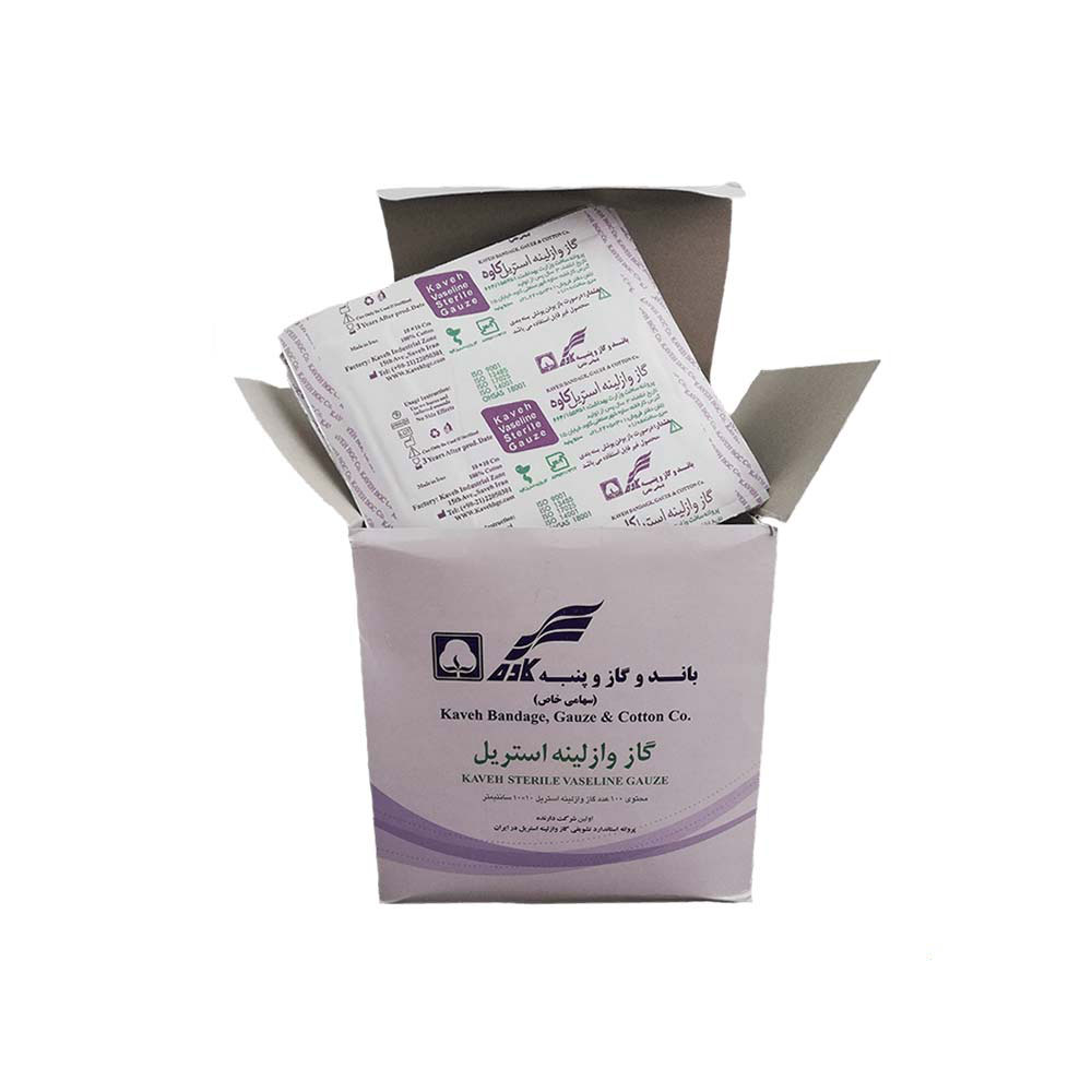 6vaseline-gauze-sterile:www.darochi.com قیمت گاز طبی وازلینه استریل