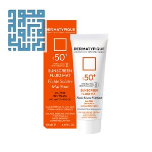 کرم ضد آفتاب فلوئید مت SPF50 درماتیپیک ۵۰ میلی لیتر