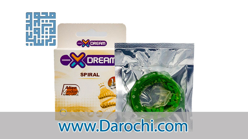 خرید کاندوم فضایی ایکس دریم مدل چرخشی