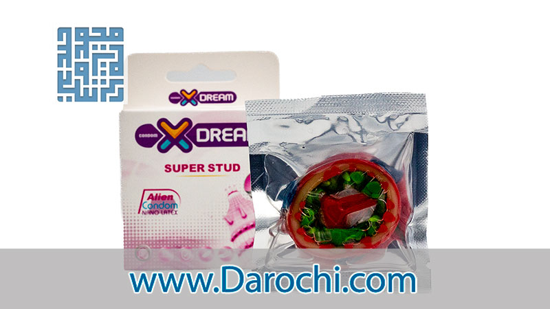 کاندوم فضایی ایکس دریم مدل دکمه دار