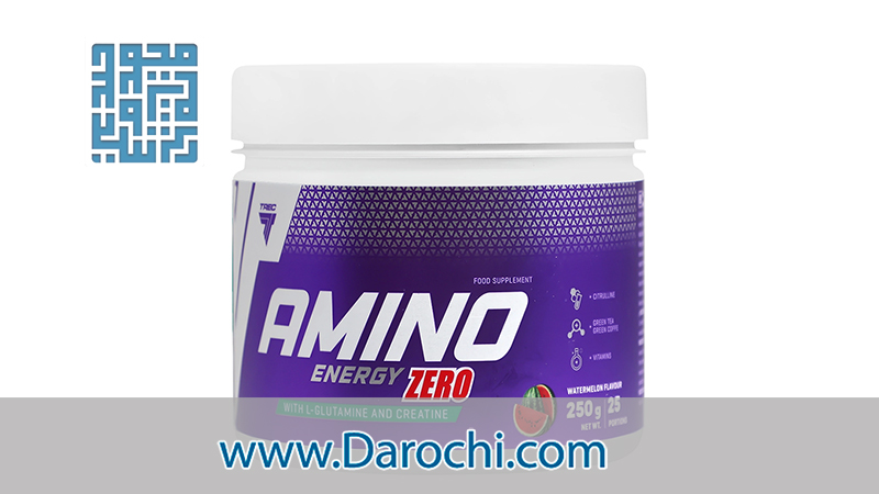 خرید پودر آمینو انرژی زیرو ترک نوتریشن 250 گرم از داروچی