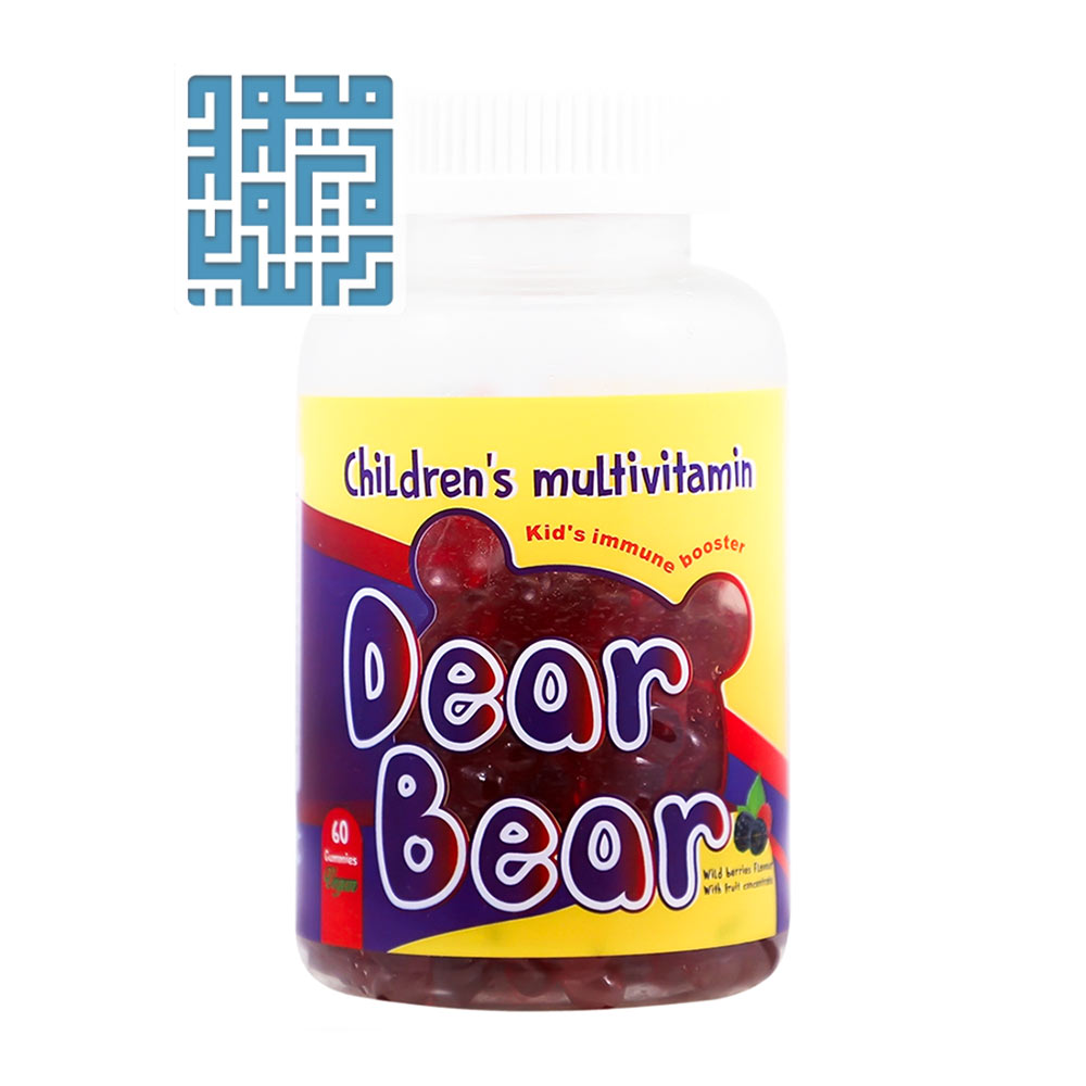 پاستیل خرسی مولتی ویتامین دیر بر بی اس کی 60 عدد