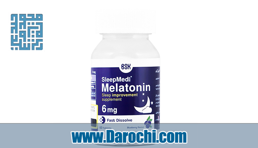 خرید قرص اسلیپمد 6 میلی گرم بنیان سلامت کسری 60 عدد داروچی