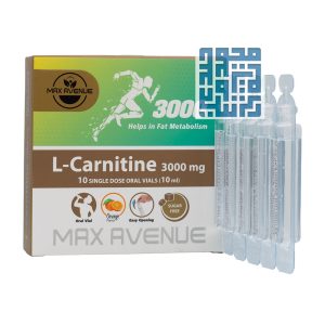 ویال ال کارنیتین 3000 میلی گرم مکس اونیو 10 عدد