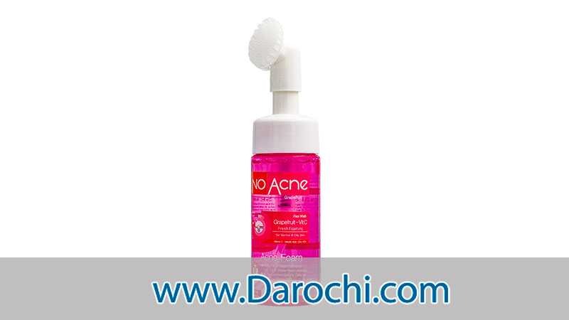 خرید فوم شست و شو صورت ویتامین c براش دار نوآکنه 150میلی لیتر