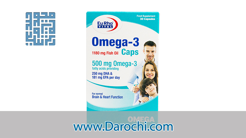 قیمت و خرید کپسول امگا 3 1180 یوروویتال بسته 30 عددی
