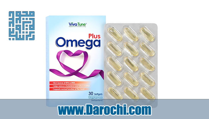 خرید کپسول ژلاتینی امگا 3 ویواتیون 30 عددی 