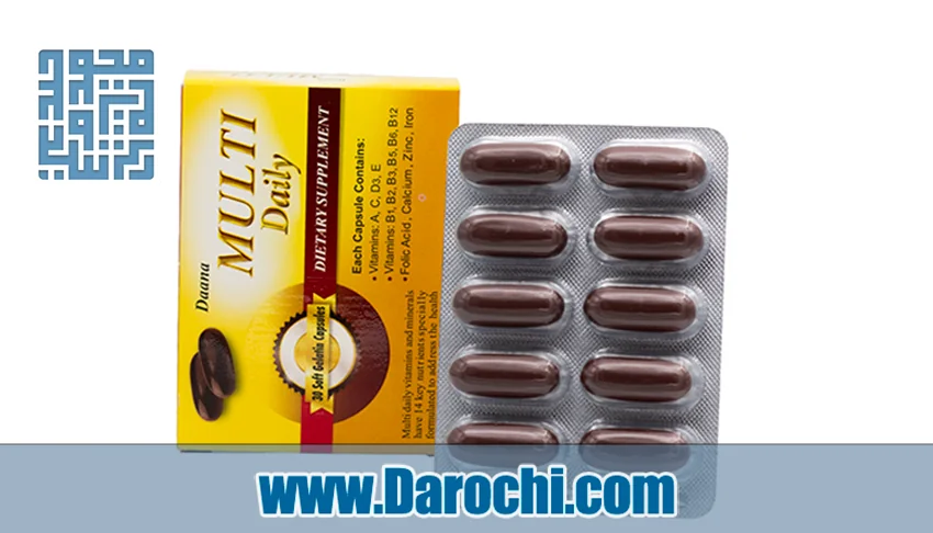 بنر کپسول مولتی دیلی دانا 30 عددی