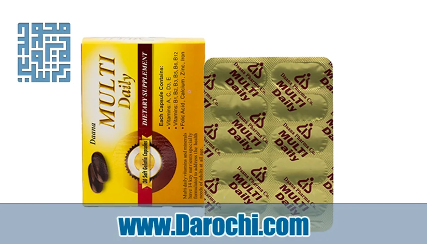 بنر کپسول مولتی دیلی دانا 30 عددی